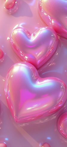 Pink Heart Wallpaper